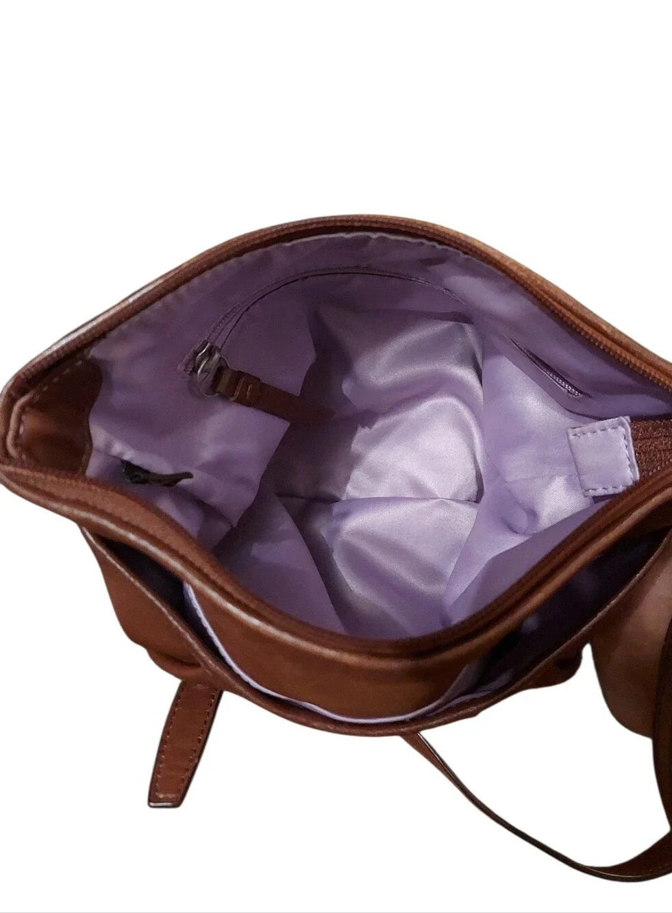 Coach Pleated Leather Mini Crossbody Bag With Chrome Hardware Gently Loved